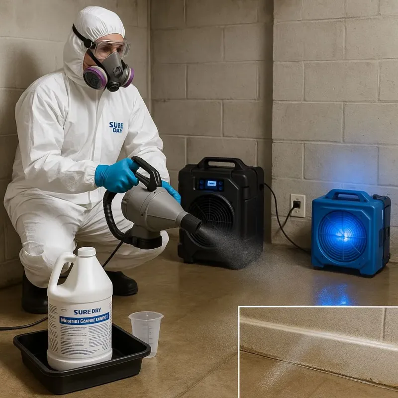 Sanitization and Odor Removal process in New Sharon, ME