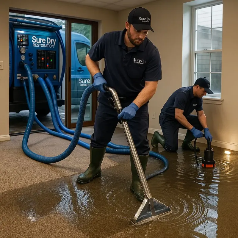 Water Extraction and Removal process in New Sharon, ME